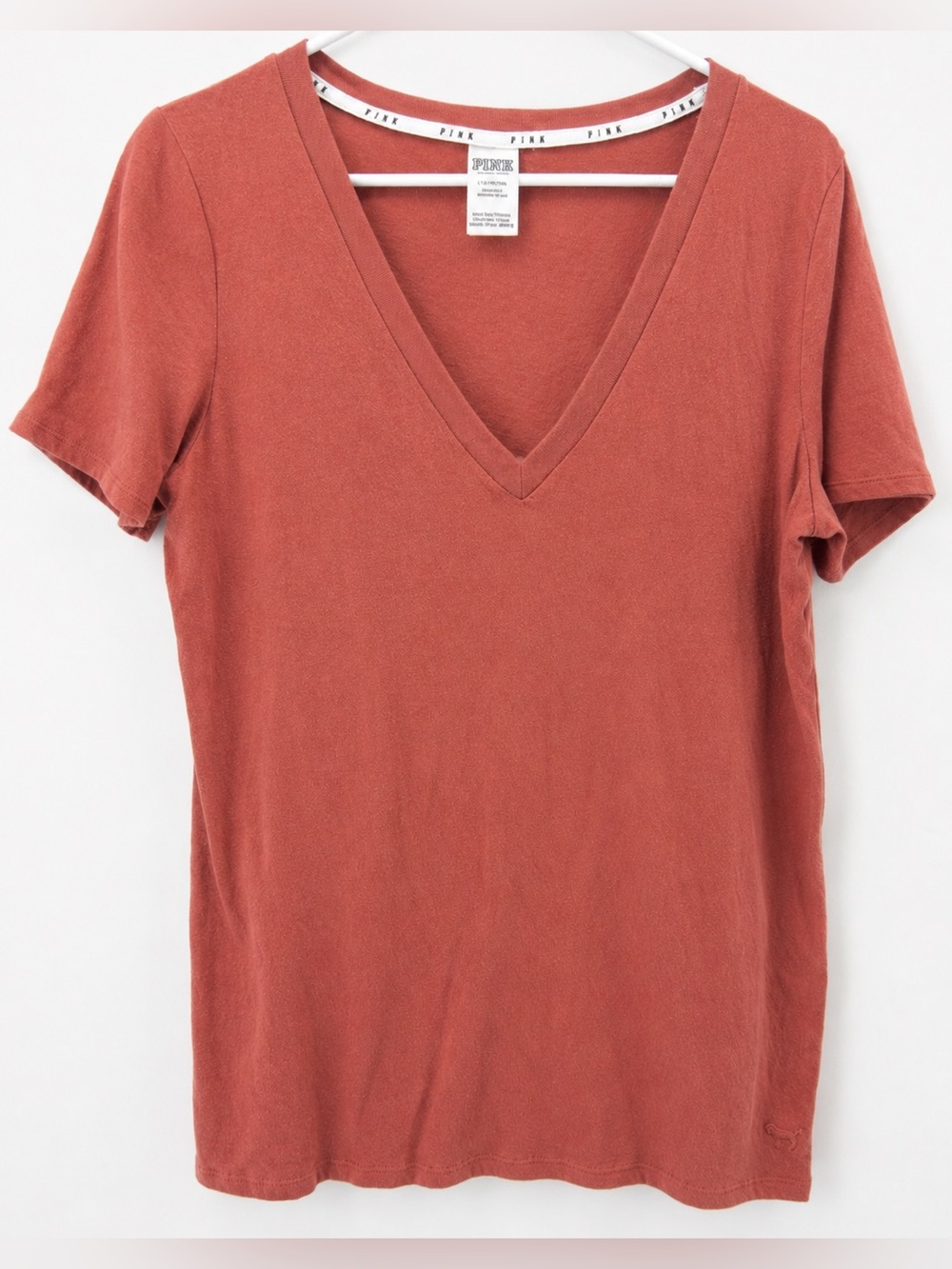 PINK Victoria’s Secret Sleepwear Women's V-Neck Tee Size Large